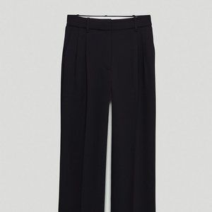 NWT Wilfred effortless pant High-waisted, wide-leg pants sz small in black
